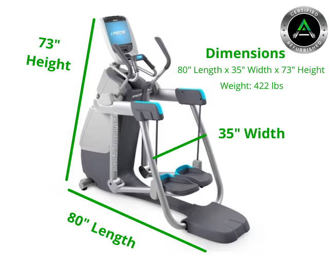 Precor AMT 885 w Open Stride P80 Console Refurbished